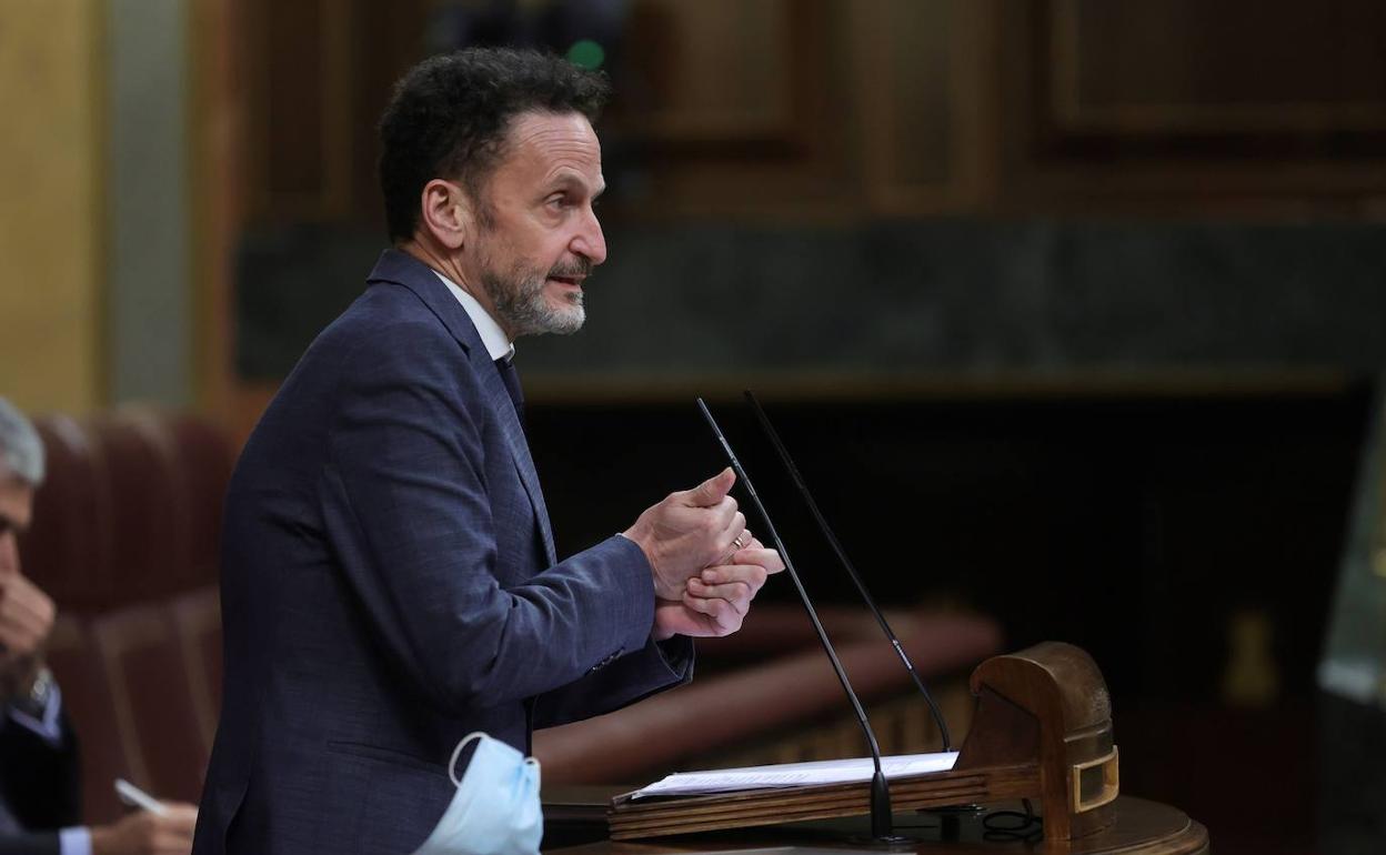 Edmundo Bal, el pasado 17 de junio, en el pleno del Congreso. 