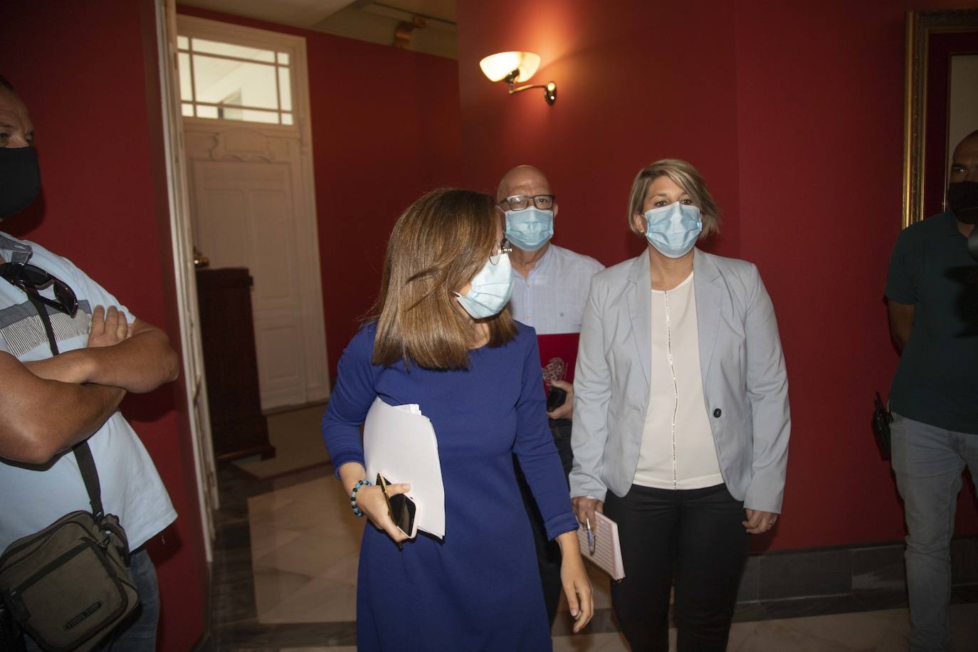 Fotos: José López se niega a disculparse con el jefe técnico de Infraestructuras