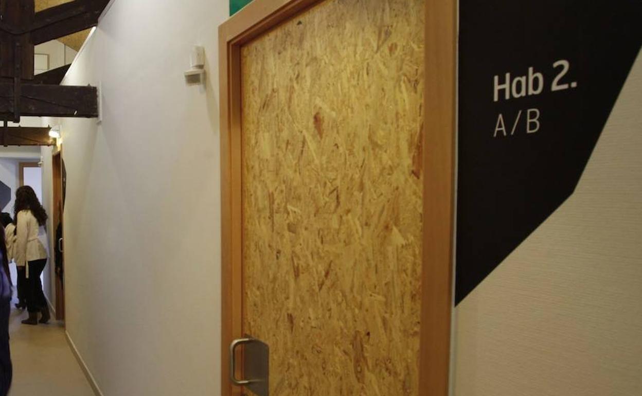 Interior del albergue juvenil de El Valle en una foto de archivo.