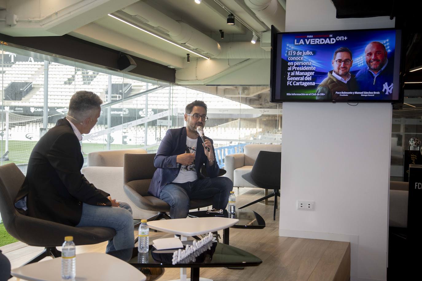 Fotos: Belmonte y Breis, con los suscriptores de LA VERDAD