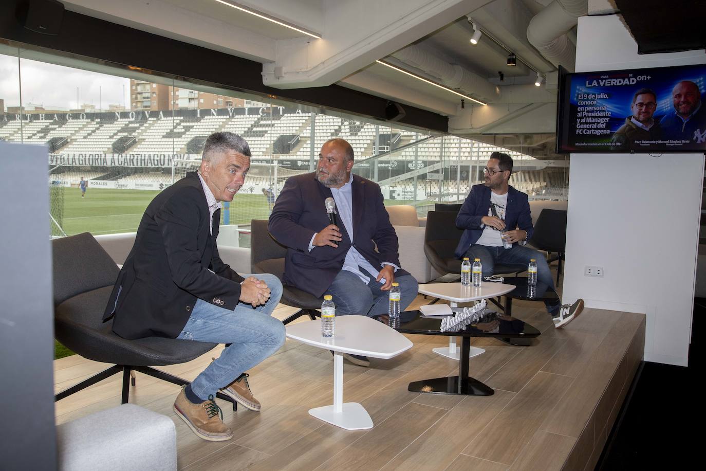 Fotos: Belmonte y Breis, con los suscriptores de LA VERDAD