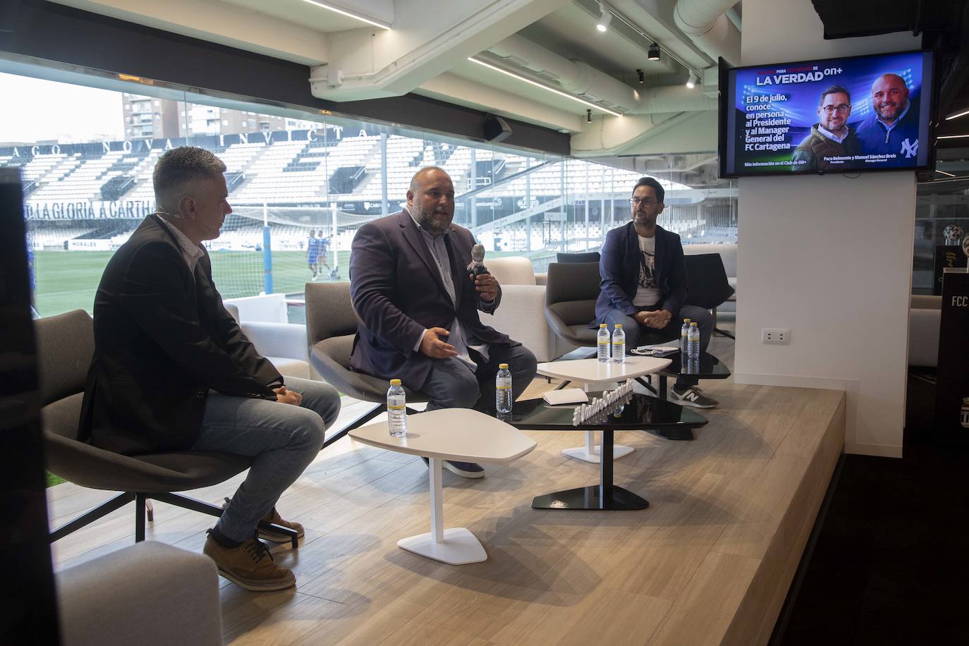 Fotos: Belmonte y Breis, con los suscriptores de LA VERDAD