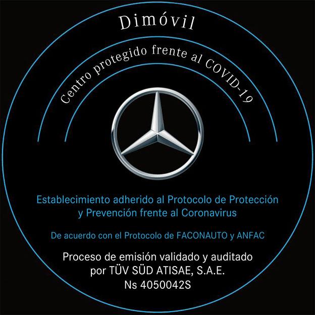 Dimovil recibe el sello de 'Centro protegido frente a la Covid-19'