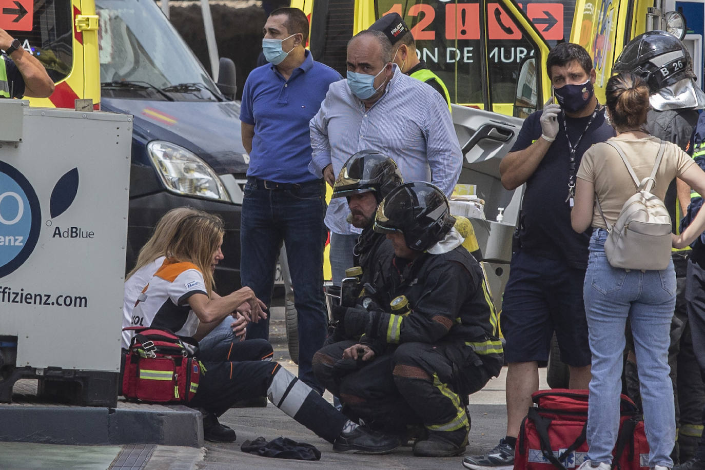 Fotos: Explosión en una gasolinera de Cartagena