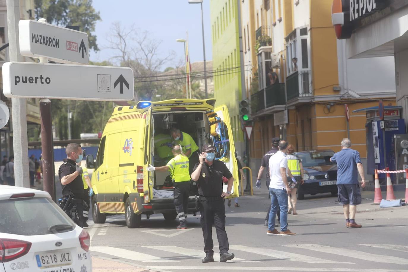 Fotos: Explosión en una gasolinera de Cartagena