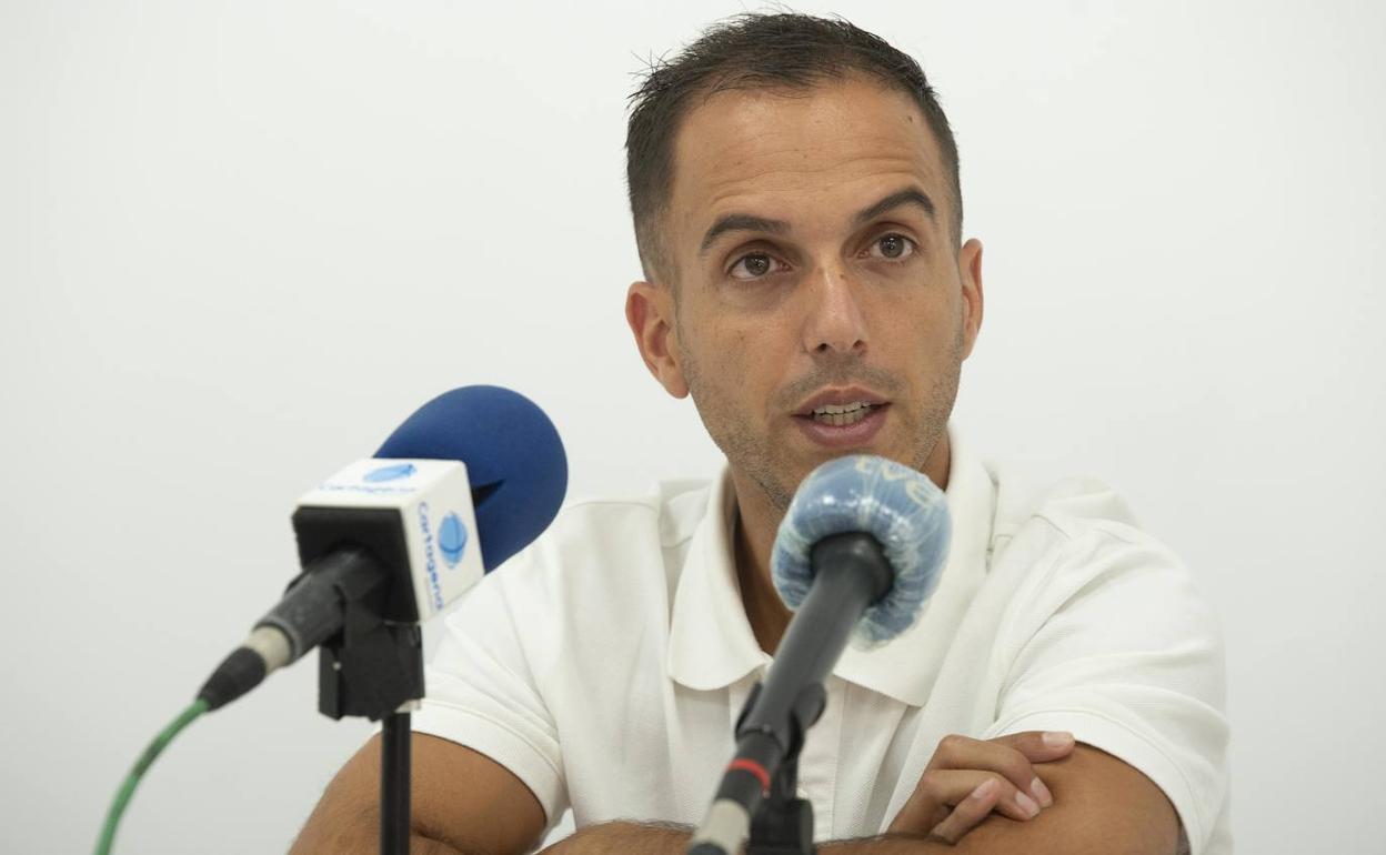 Borja Jiménez, este jueves, en rueda de prensa.