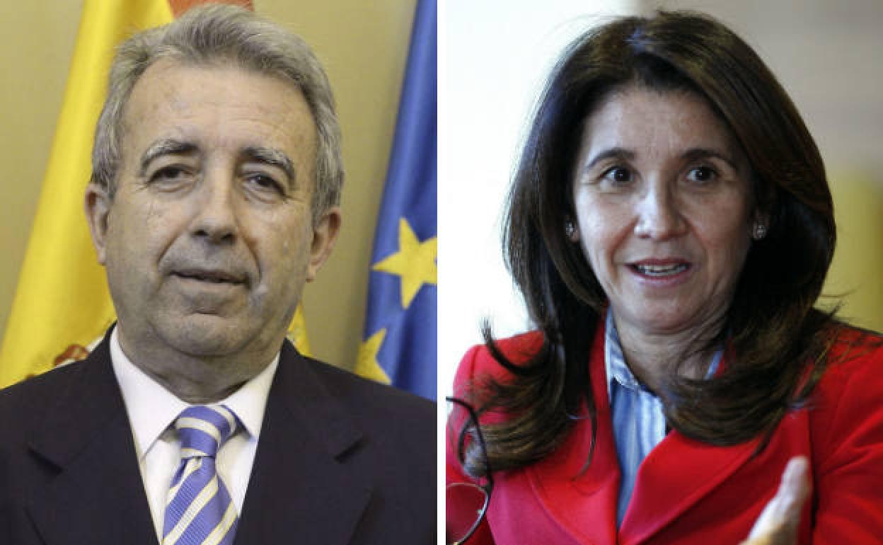 Los exconsejeros Antonio Cerdá e Inmaculada García. 