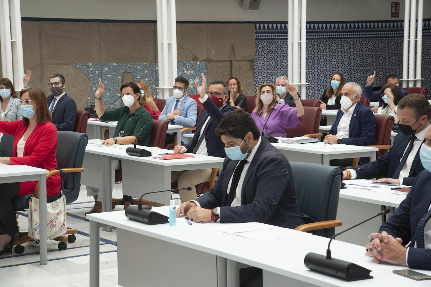 Fotos: La Asamblea aprueba la Ley de Protección y Recuperación del Mar Menor