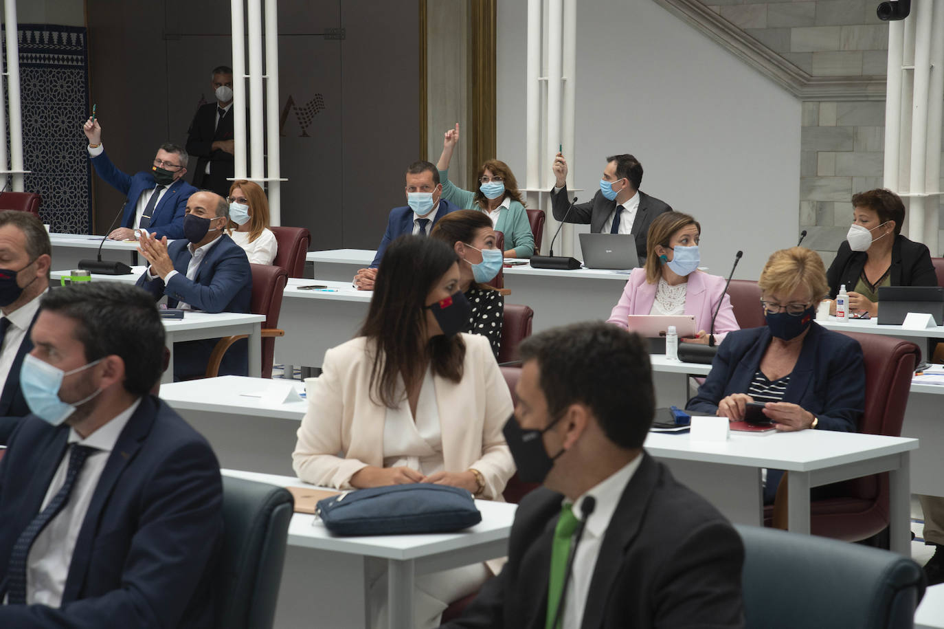 Fotos: La Asamblea aprueba la Ley de Protección y Recuperación del Mar Menor