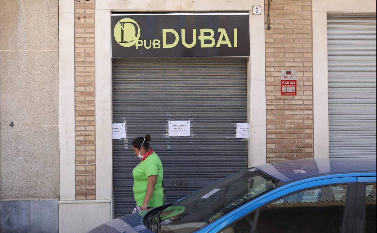 El local de ocio nocturno Dubai, donde originó el brote de Totana.