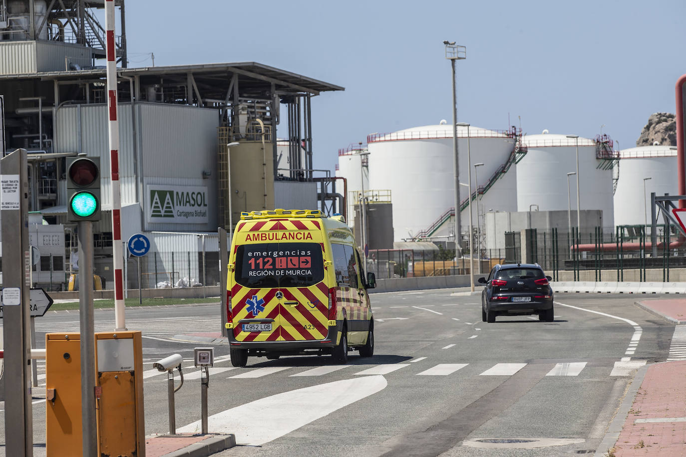 Fotos: Campamento de inmigrantes en el Puerto de Cartagena.