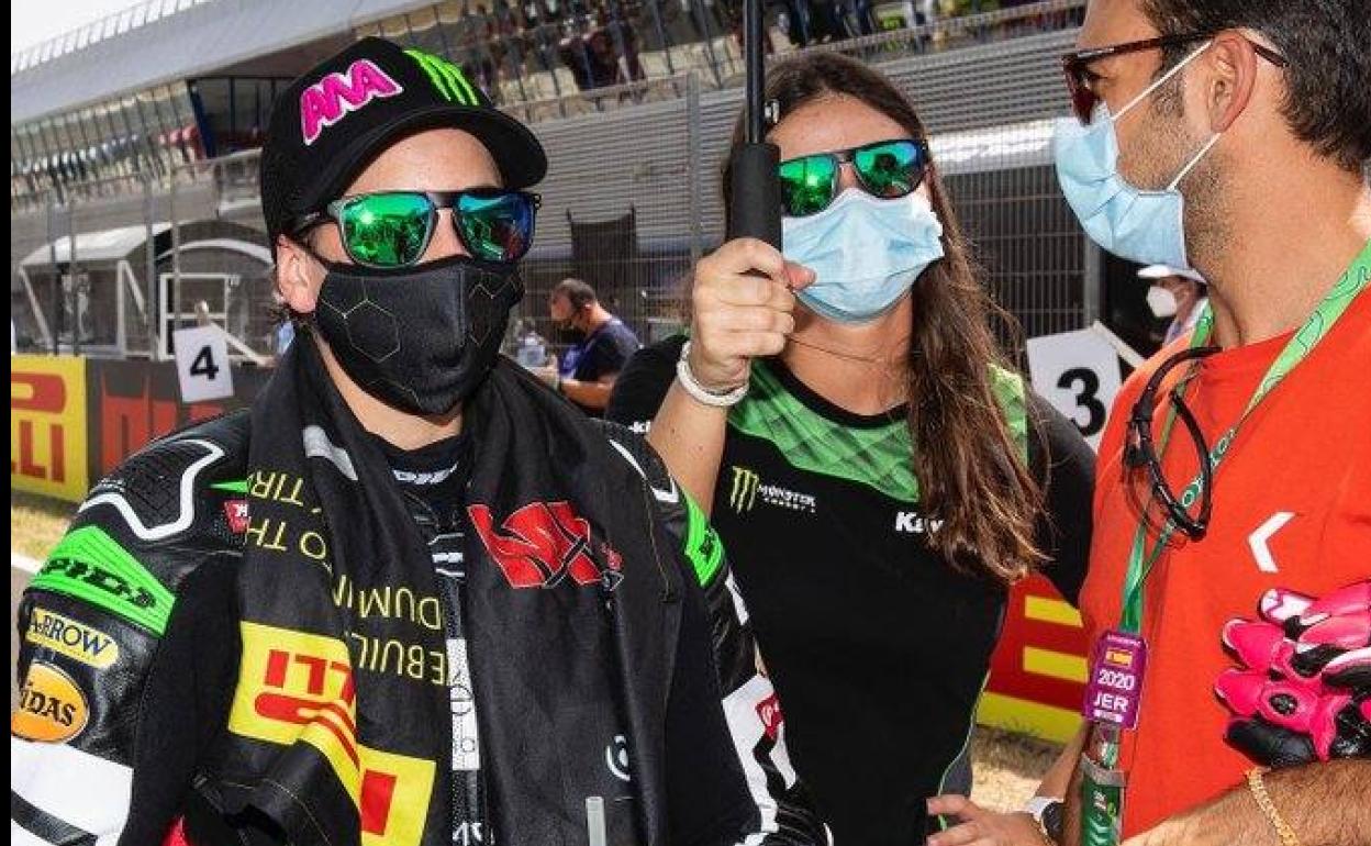 Ana Carrasco, en una de las pruebas de este fin de semana en Jerez. 