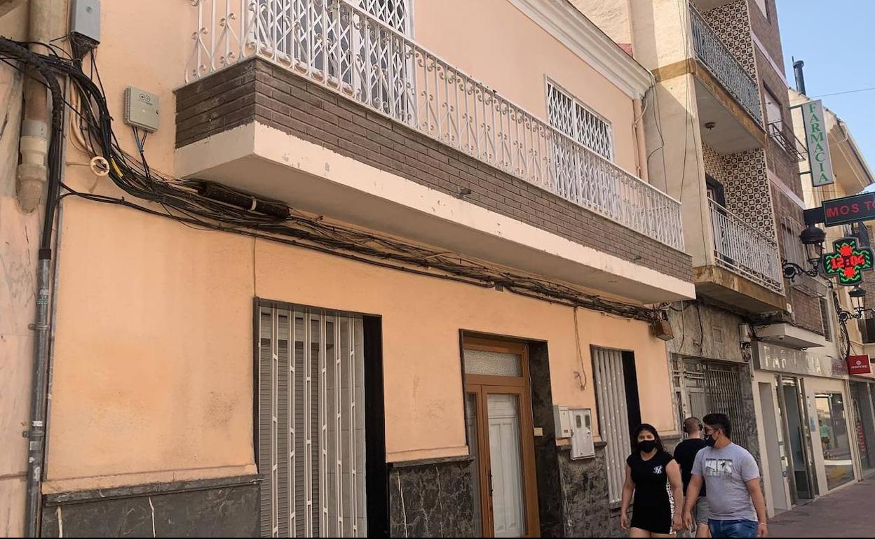 La casa de Archena donde se produjo la presunta agresión durante la noche de este sábado.