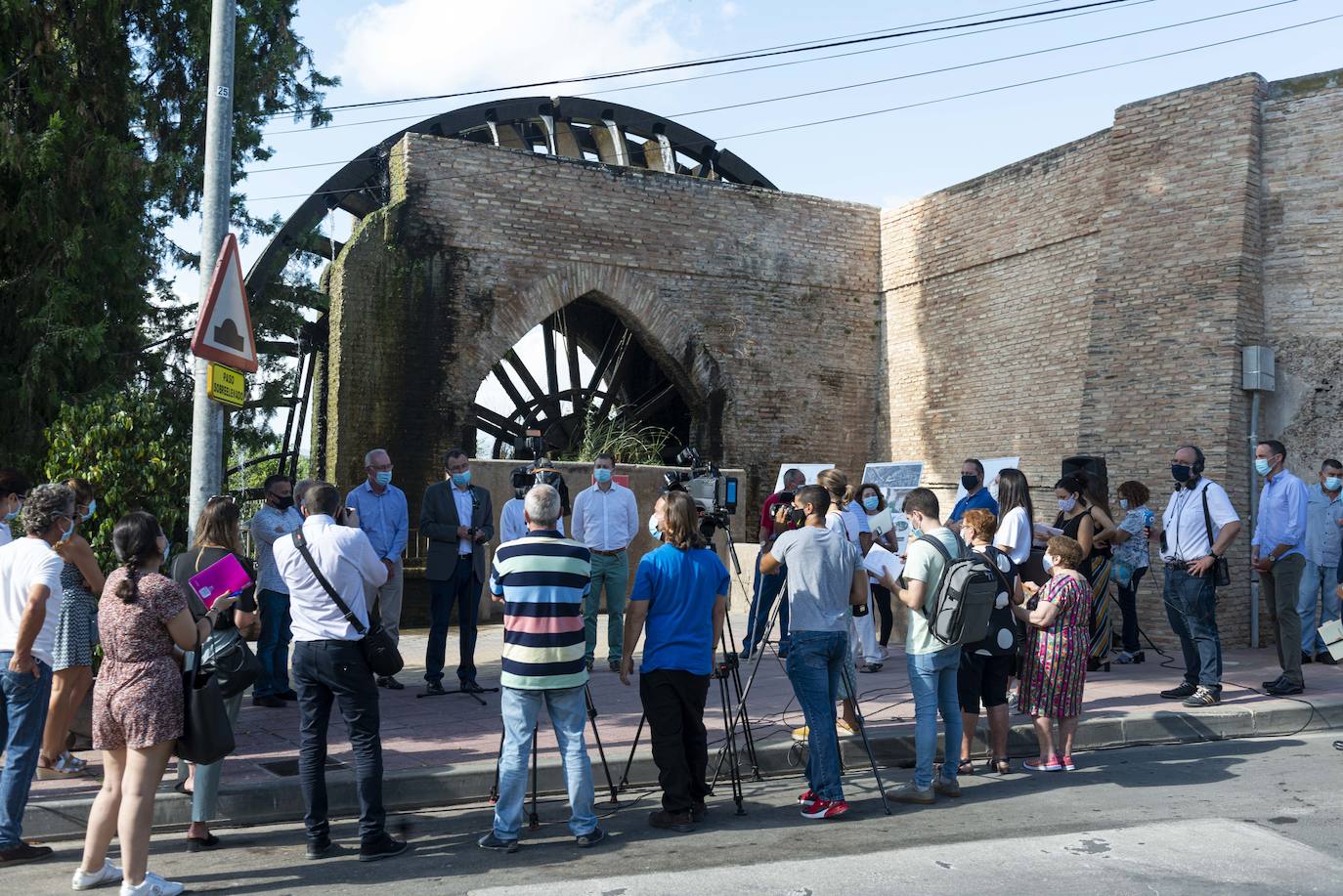 Fotos: La rueda de La Ñora acogerá cinco jardines y un área de reserva arqueológica