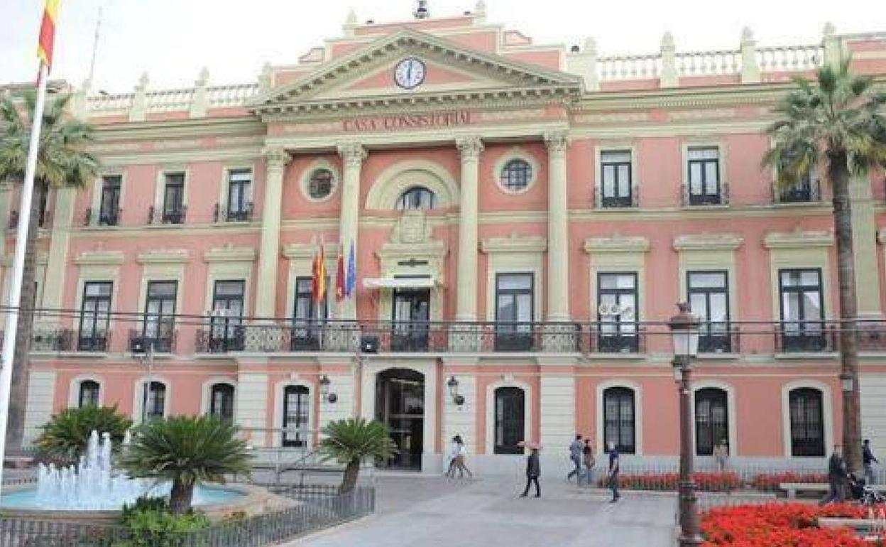 Ayuntamiento de Murcia, en una fotografía de archivo.