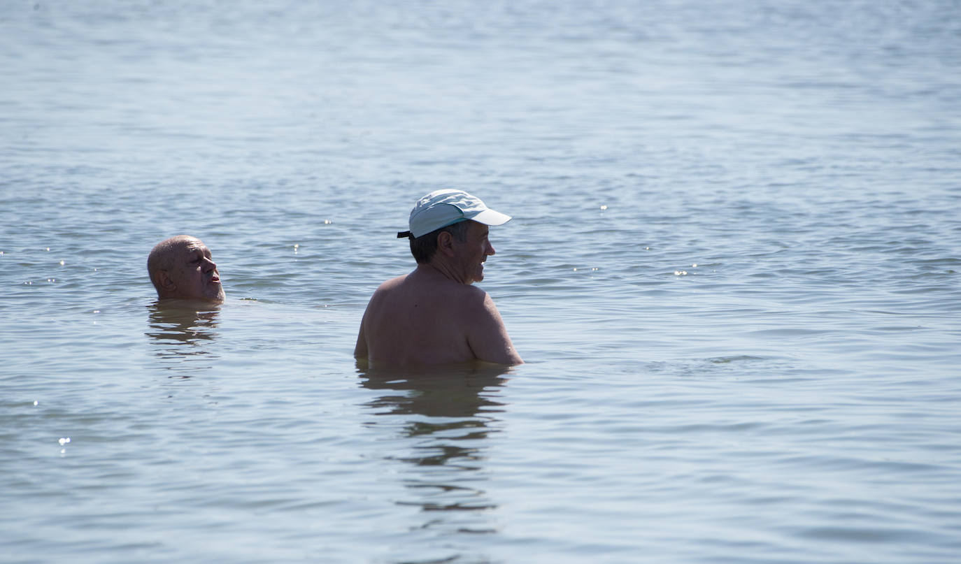 Fotos: Playas del Mar Menor durante este mes de agosto