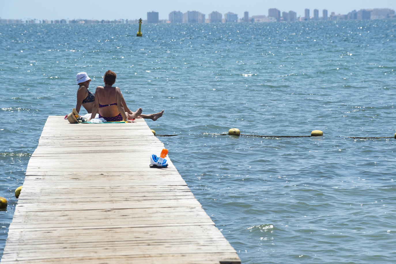 Fotos: Playas del Mar Menor durante este mes de agosto