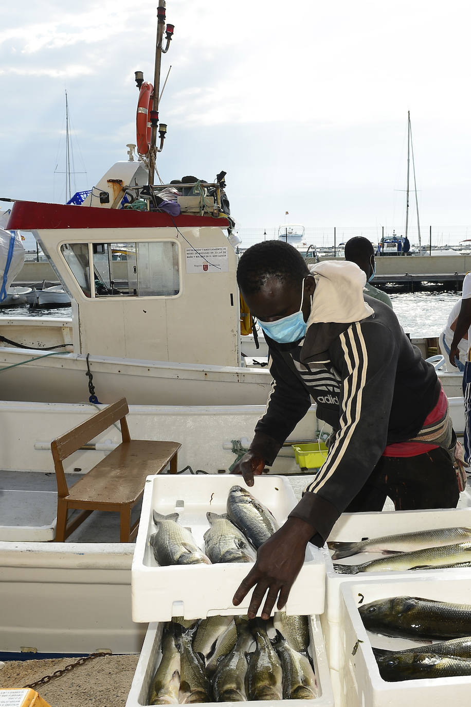 Fotos: El consejero Antonio Luengo visita la Cofradía de Pescadores de San Pedro del Pinatar