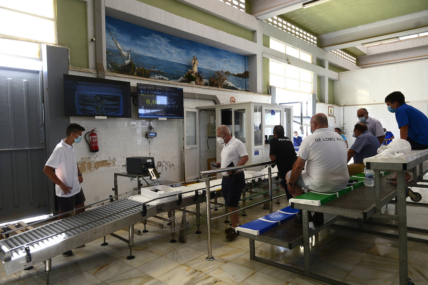Fotos: El consejero Antonio Luengo visita la Cofradía de Pescadores de San Pedro del Pinatar