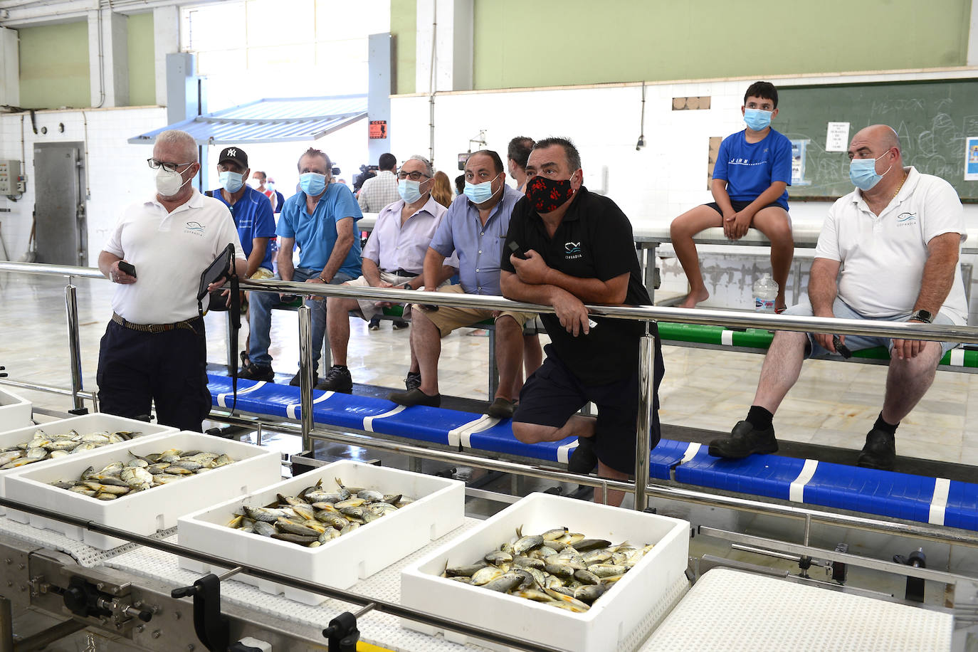 Fotos: El consejero Antonio Luengo visita la Cofradía de Pescadores de San Pedro del Pinatar