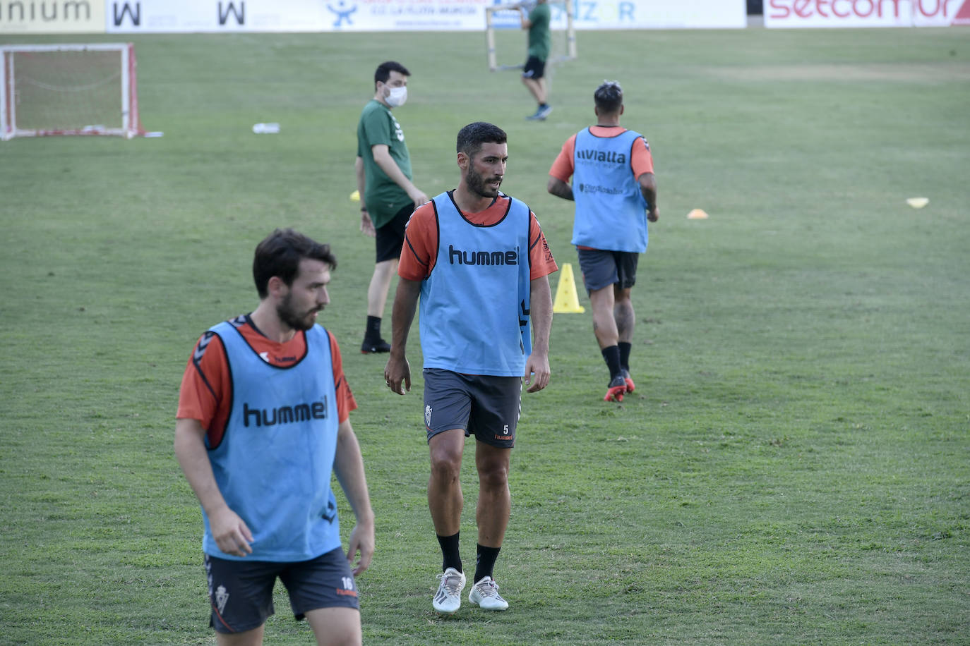 Fotos: El Real Murcia vuelve a entrenar