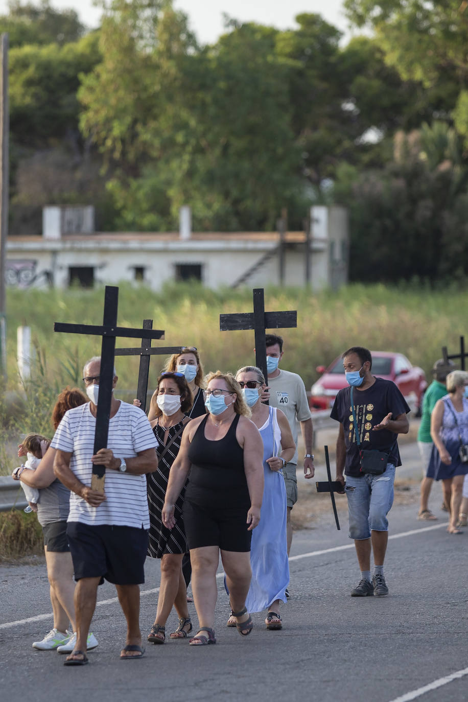 Fotos: Nueva protesta por la entrada de aguas contaminadas en el Mar Menor