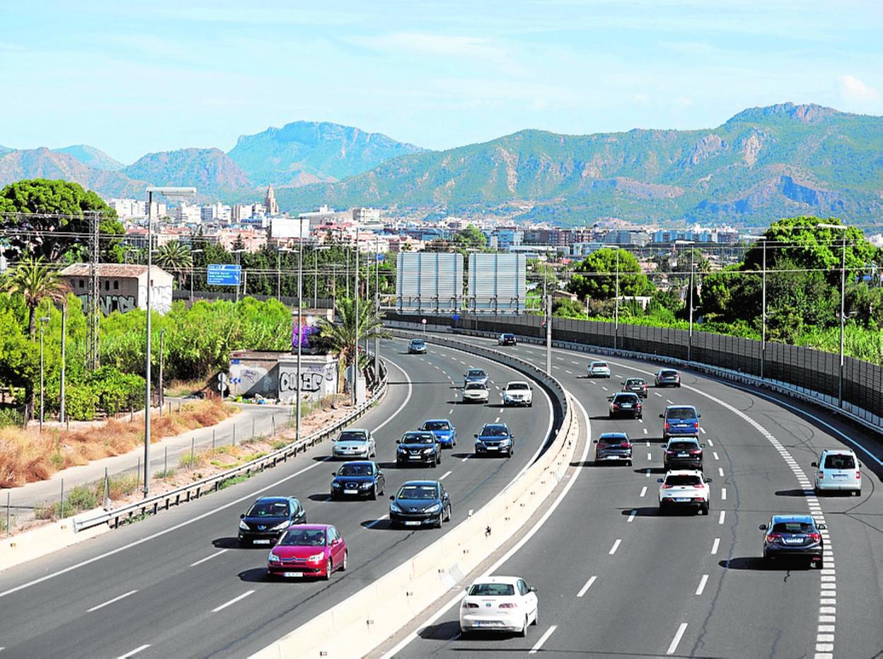 Tráfico fluido en Murcia en la 'Operación Retorno'