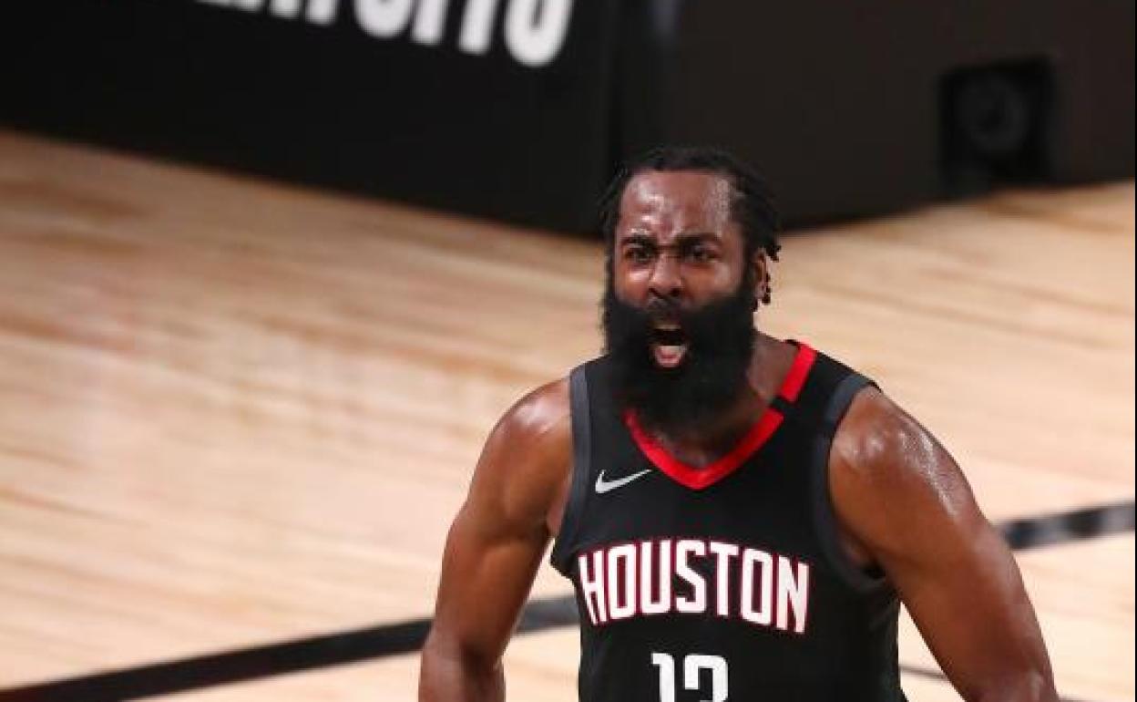 El jugador de los Houston Rockets James Harden. 