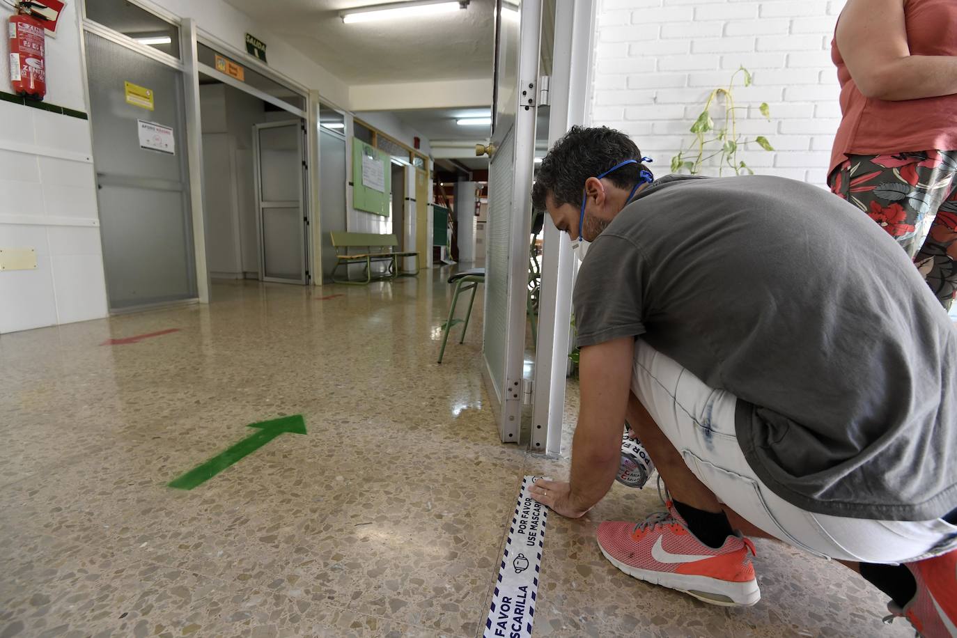 Fotos: Los colegios se preparan para el inicio del curso