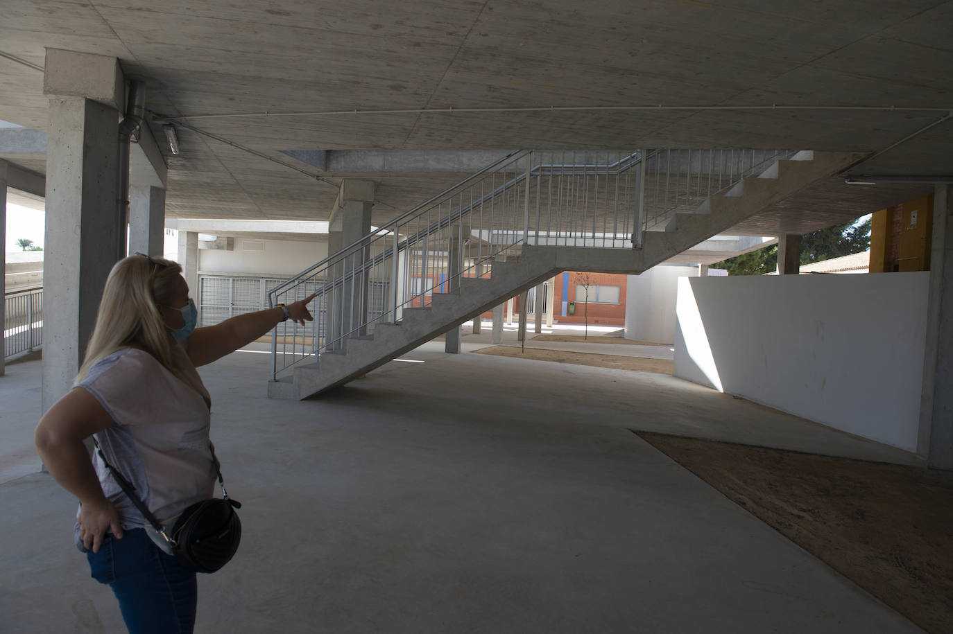 Fotos: Quejas de los padres de La Palma por los defectos en el nuevo aulario del colegio