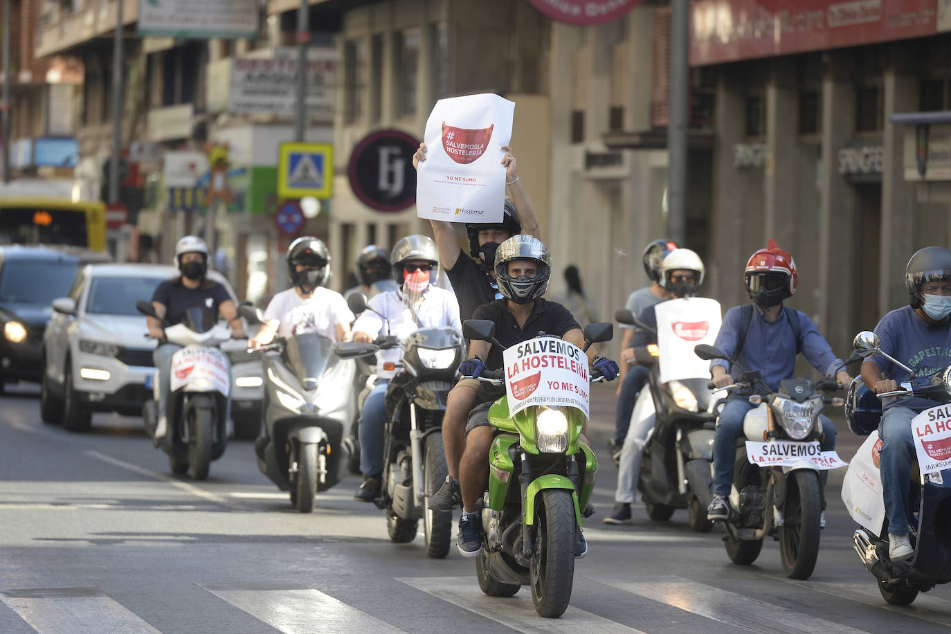 Fotos: Protesta de Hostemur por las calles de Murcia