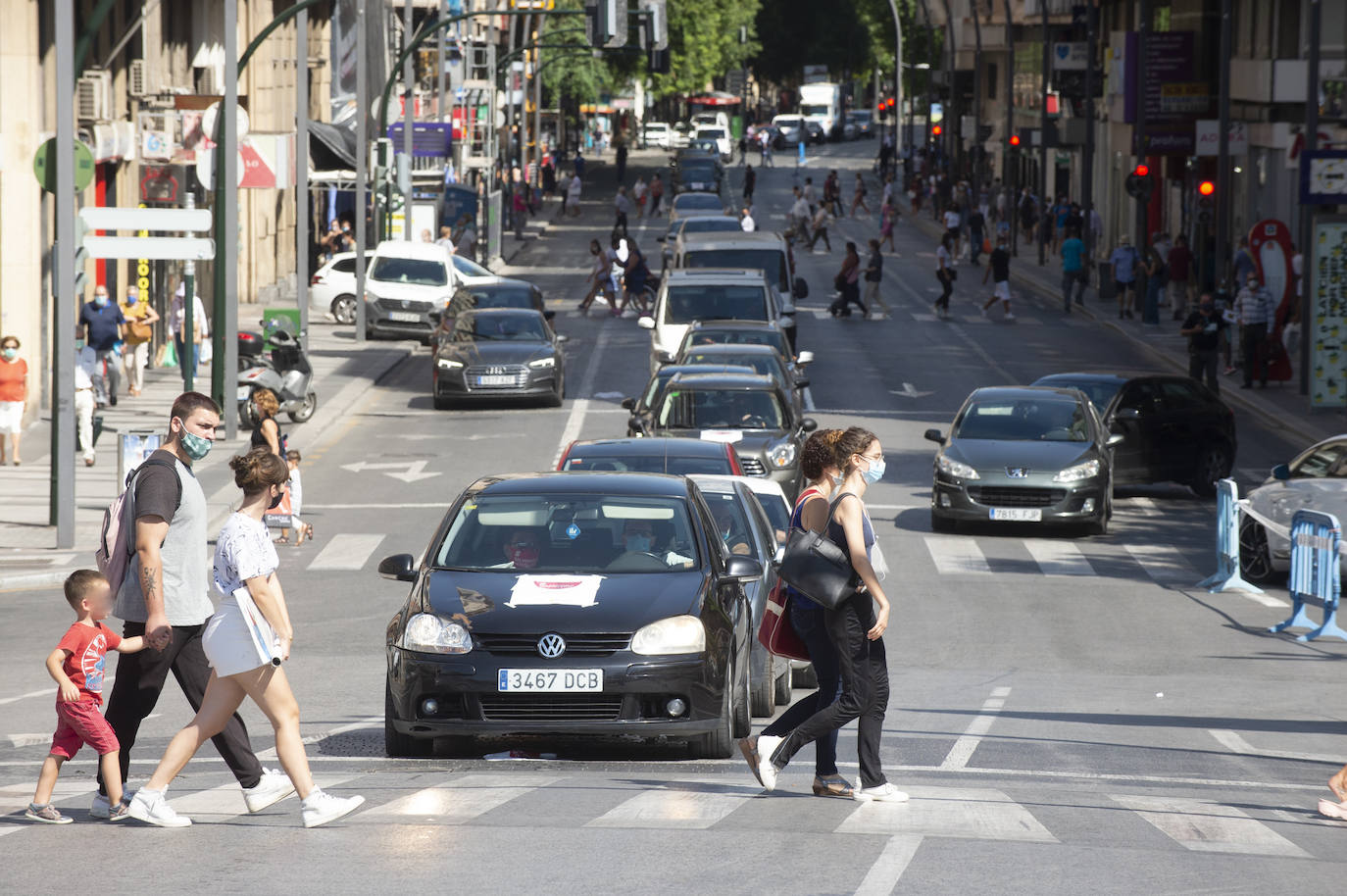 Fotos: Protesta de Hostemur por las calles de Murcia