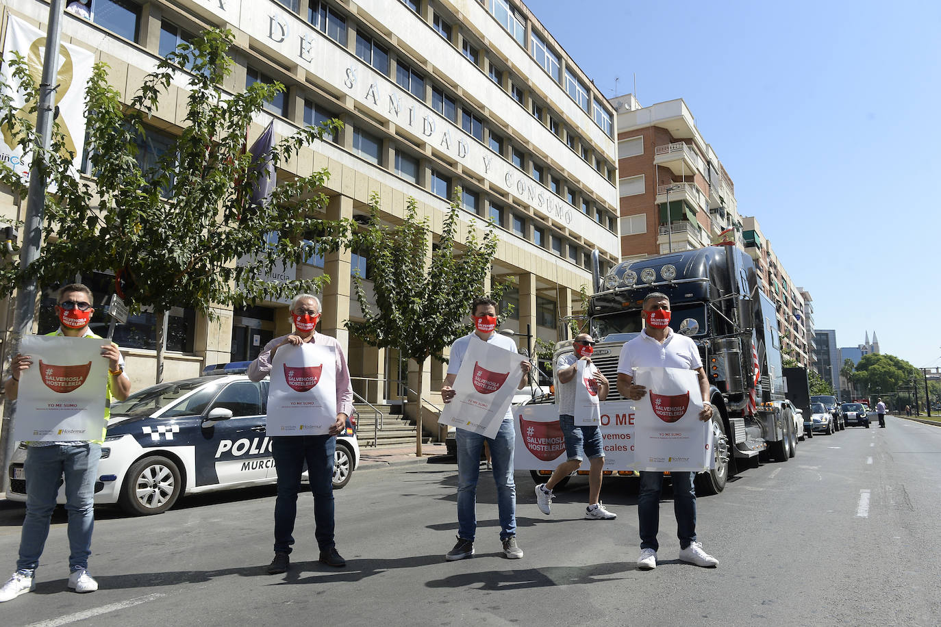 Fotos: Protesta de Hostemur por las calles de Murcia