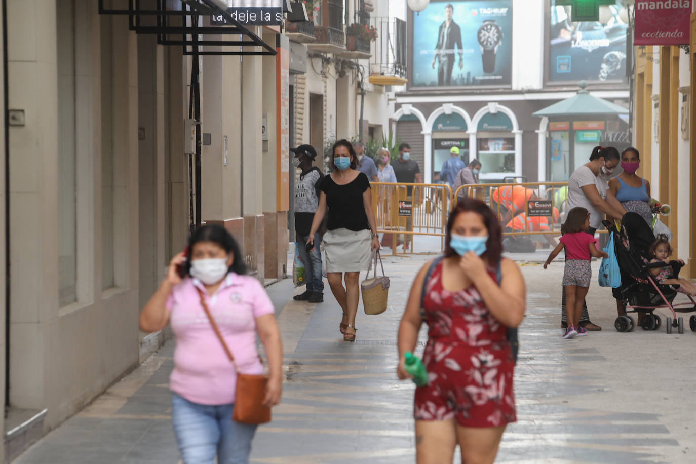 Fotos: La Comunidad confina el casco urbano de Lorca ante el descontrol de los contagios