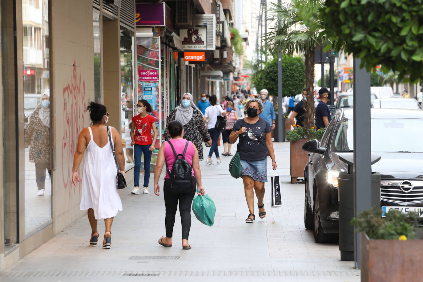 Fotos: La Comunidad confina el casco urbano de Lorca ante el descontrol de los contagios