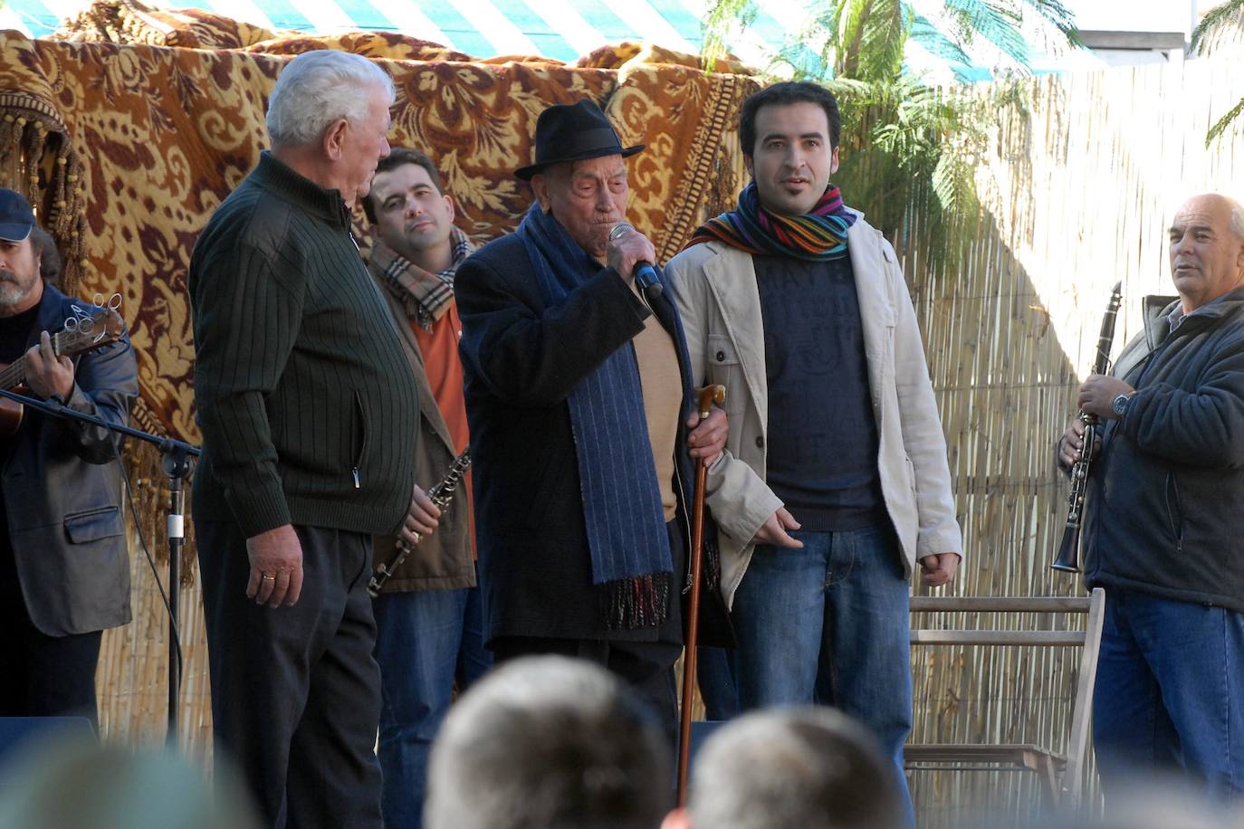 Homenaje al Tío Juan Rita, en Patiño, en 2008.