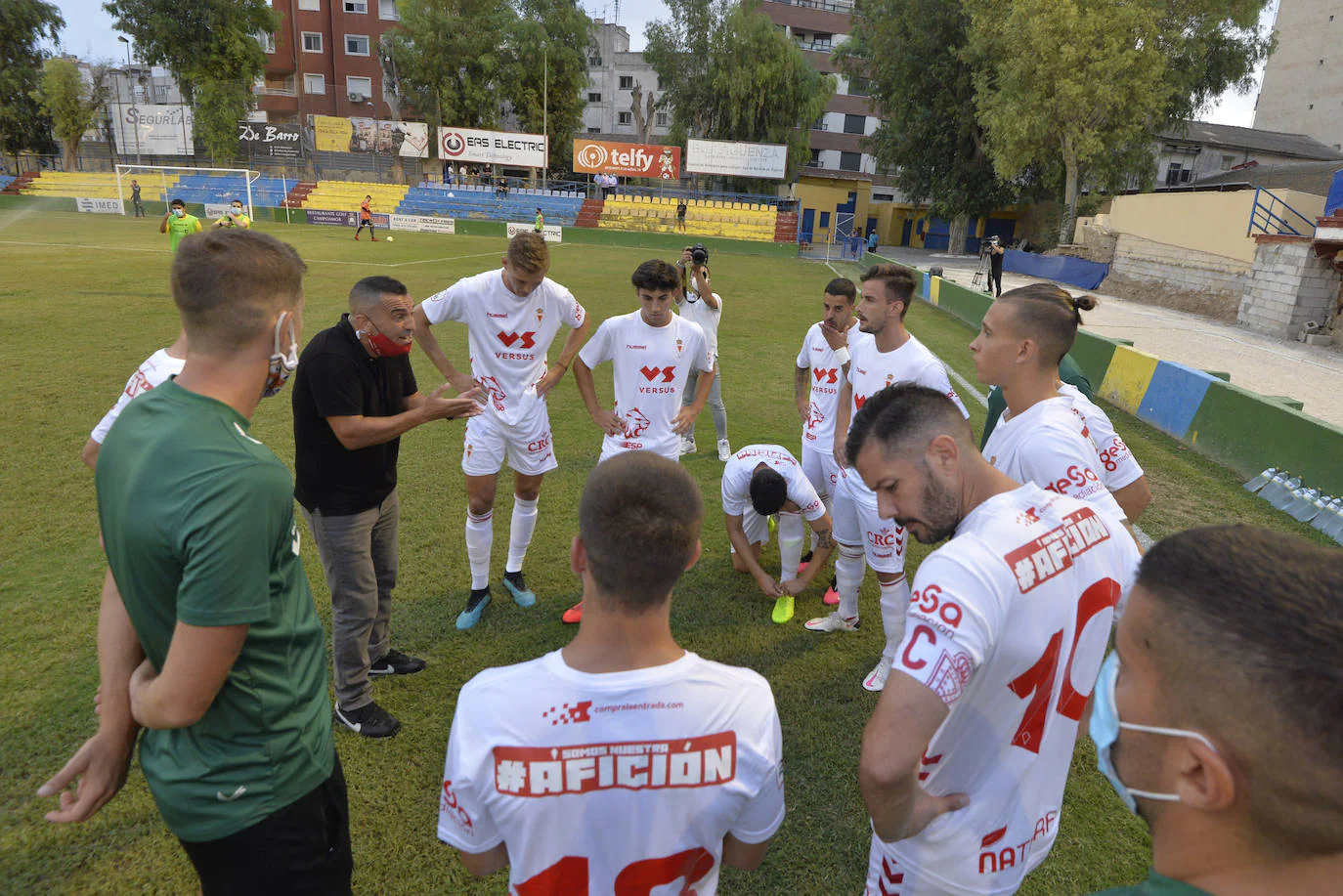 Fotos: La primera sonrisa del nuevo Real Murcia (0-1)