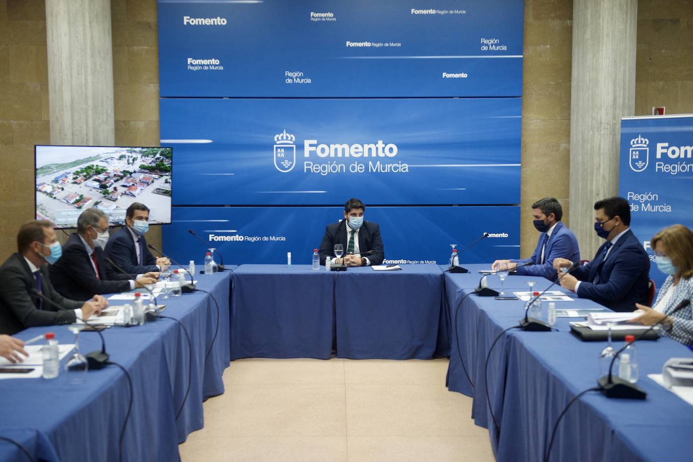 Fotos: Miras presenta un plan con 77 millones de euros «para dar una solución a las inundaciones»