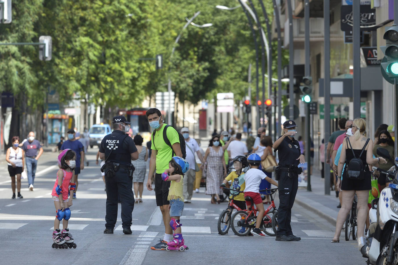 Fotos: Los murcianos toman la Gran Vía