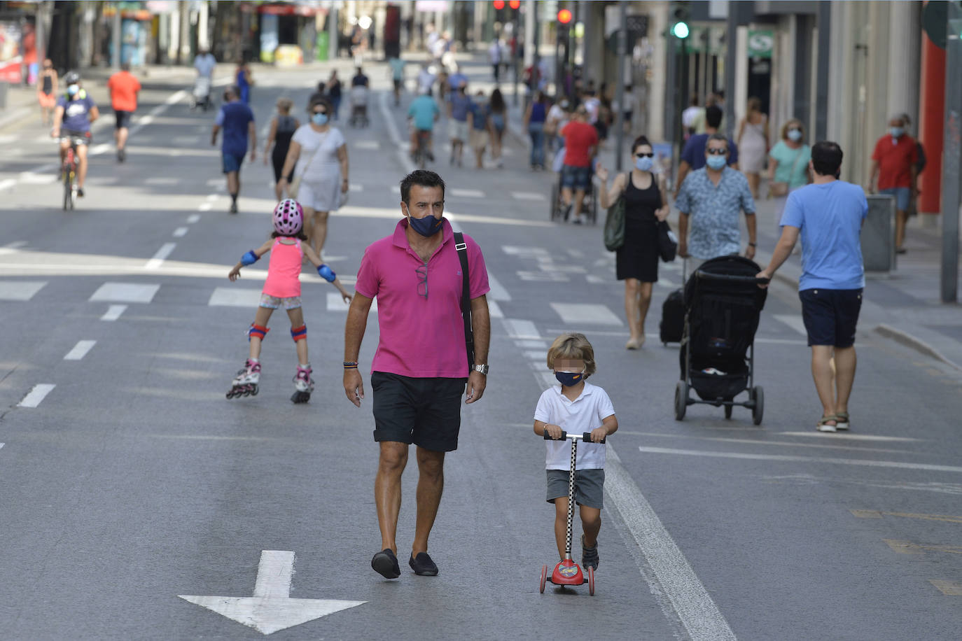 Fotos: Los murcianos toman la Gran Vía