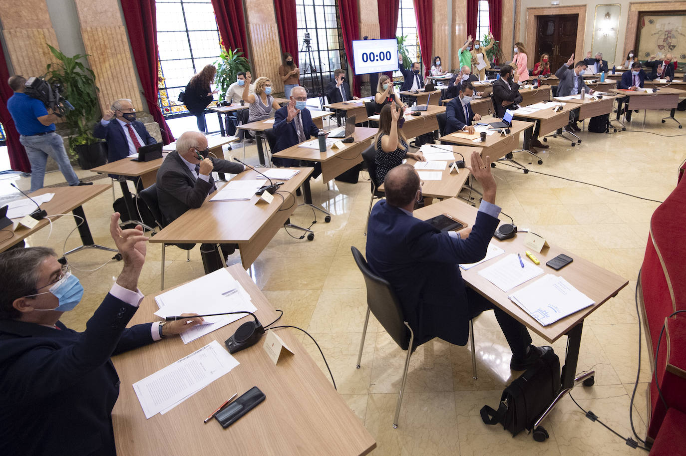 Fotos: El Ayuntamiento de Murcia celebra su pleno ordinario de septiembre