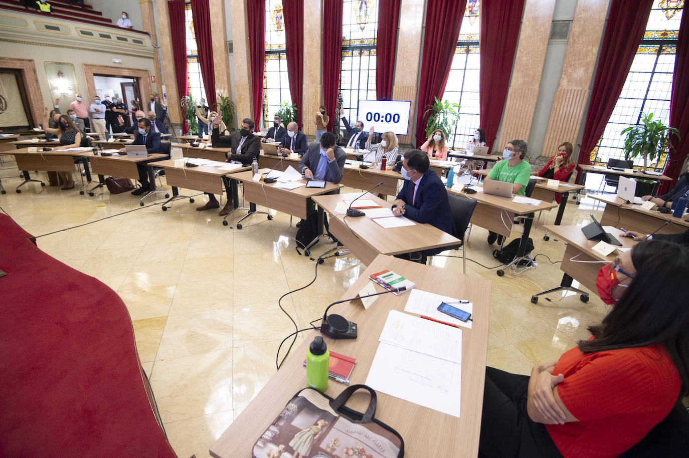 Fotos: El Ayuntamiento de Murcia celebra su pleno ordinario de septiembre