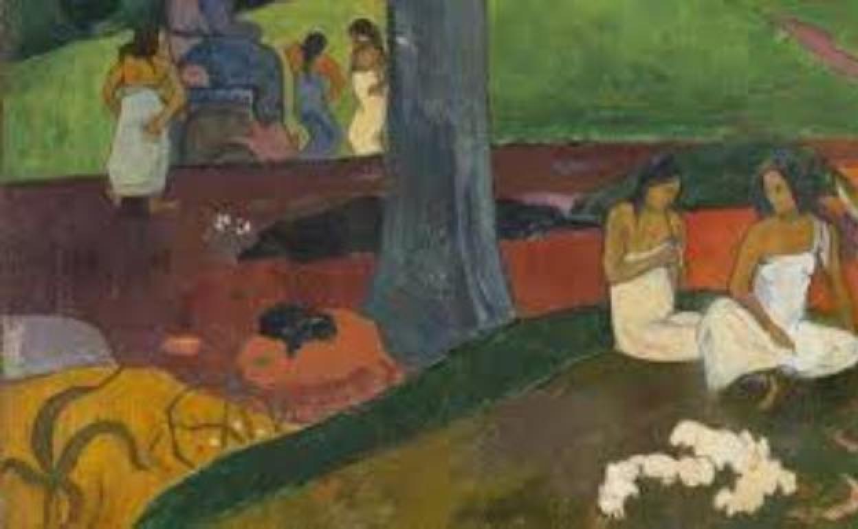 El 'Mata Mua', de Gauguin, que actualmente se encuentra en Andorra.