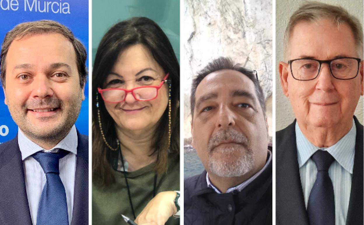 Jaime Pérez, Encarna Gil, Andrés Alcántara y Lázaro López.