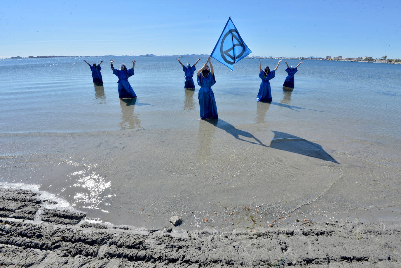 Fotos: Concentración en San Pedro en defensa del Mar Menor