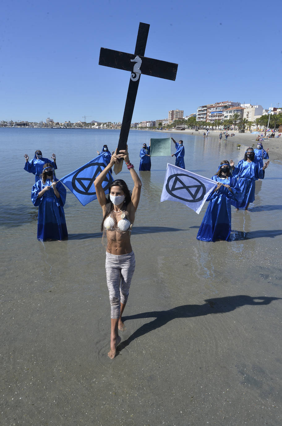 Fotos: Concentración en San Pedro en defensa del Mar Menor