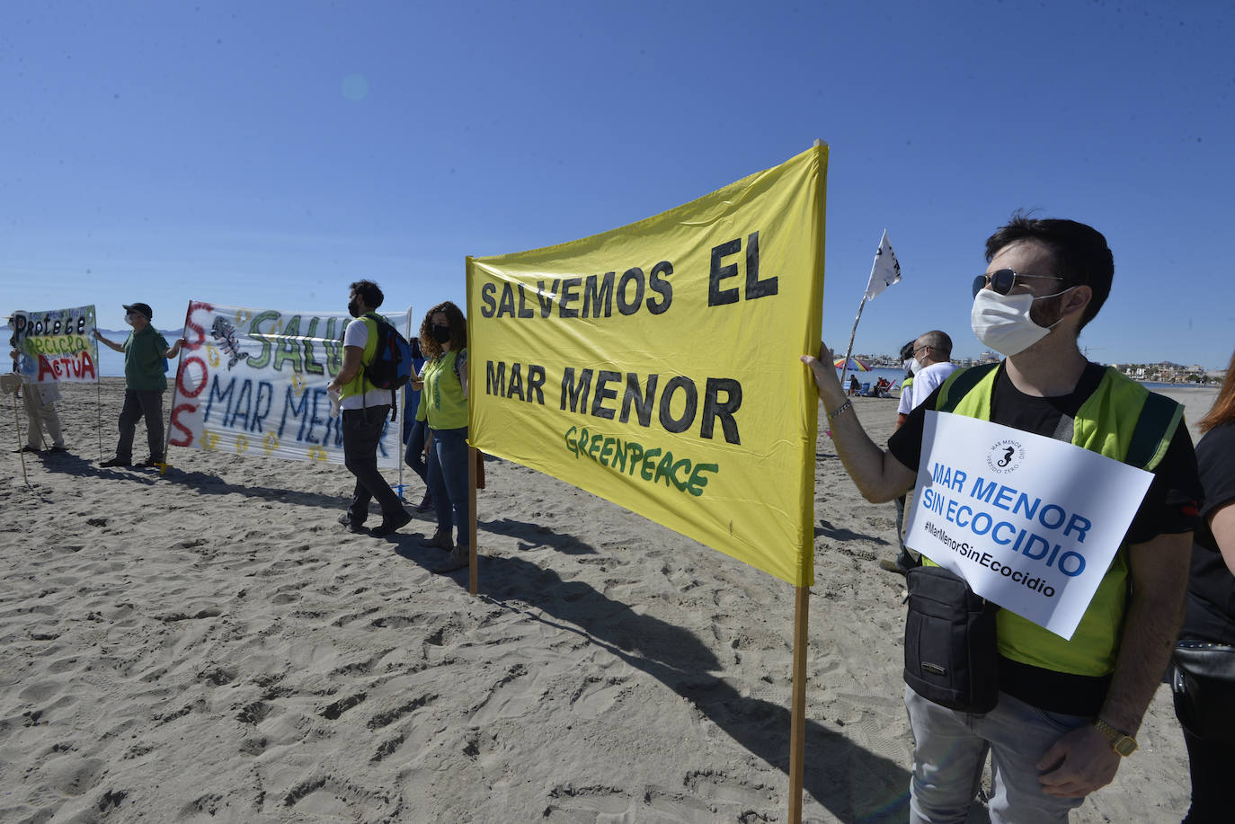 Fotos: Concentración en San Pedro en defensa del Mar Menor