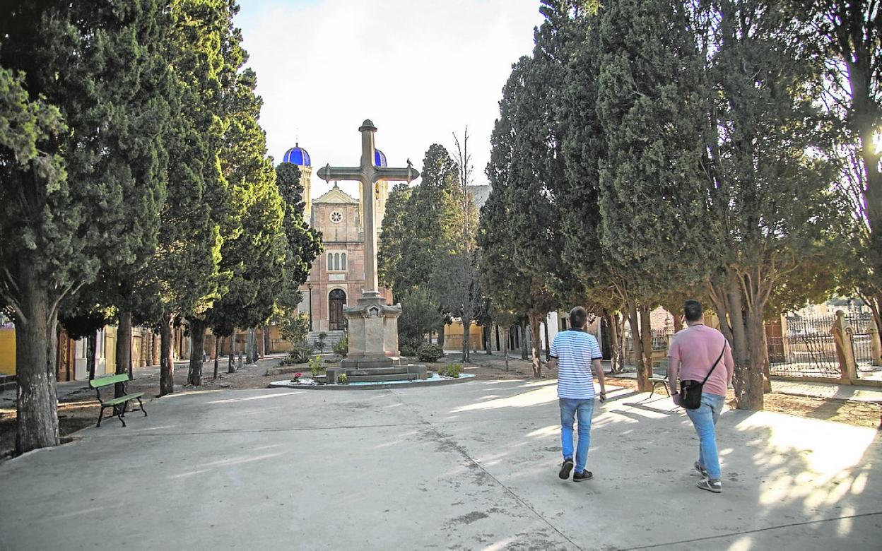 Cementerio de los Remedios, en el barrio de Santa Lucía, en una foto de hace un año. 