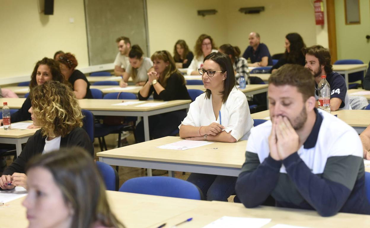 Exámenes para optar al SMS celebrados el pasado 2019.