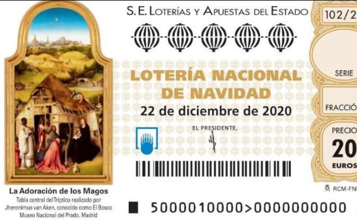 Así es el nuevo décimo de la Lotería de Navidad 2020